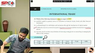 CA FOUNDATION | Macro Economic MCQ’s | Topic:-International Trade | BY  CA HARSHAD JAJU