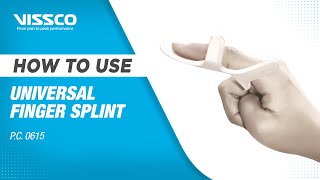 How to Wear and When to Use a Finger Splint | Vissco Universal Finger Splint