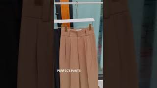 PERFECT.PANTS กางเกงขาบานจีบหน้า 🤎