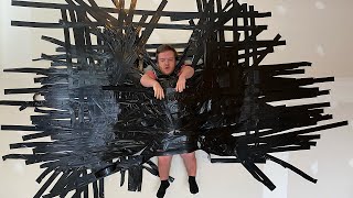 Duct Taping Our Little Friend TO A WALL | Ross Smith
