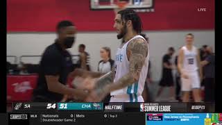 LiAngelo Ball 8 points 11 minutes. Things looking HORRIBLE in Charlotte