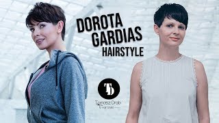 Dorota Gardias Hairstyle by Tomasz Drab