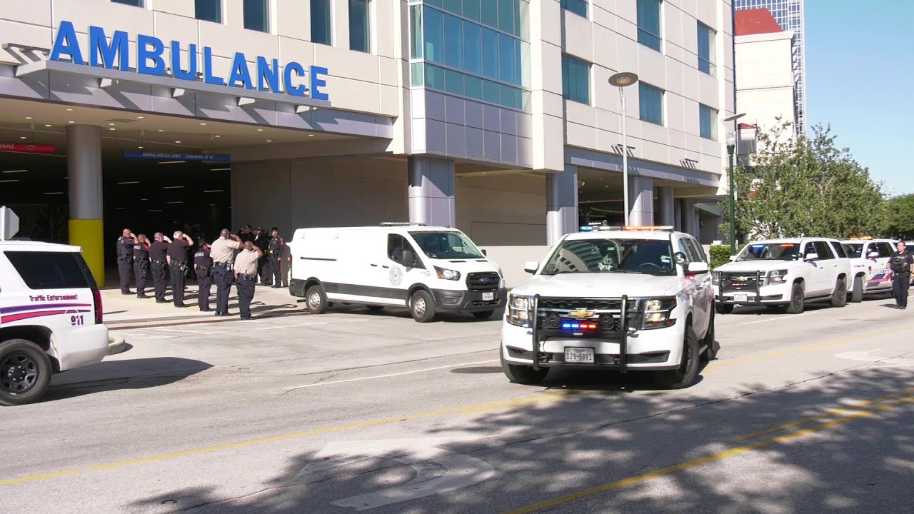 Procession For Fallen Harris County Precinct 4 Constable Deputy ...