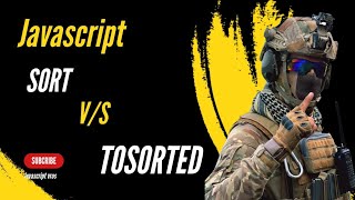 Sort and toSorted methods in #javascript #javascript array methods