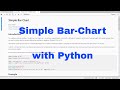 Python -  Simple Bar Chart