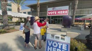 In-person voting underway in recall election of Gavin Newsom