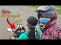 👧Girls Bike Ride 85 Km Speed😱 | Honda Stunner | Prio Rider