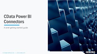 Power BI Connector from CData - Getting Started