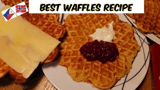 The best waffles recipe /The Norwegian Waffle Recipe