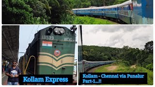 Kollam Express | Kollam - Chennai via Punalur | (Part-1) KOLLAM DIARIES Episode - 4