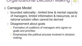 Decision Making Under Uncertainty and Mindfulness Part 1