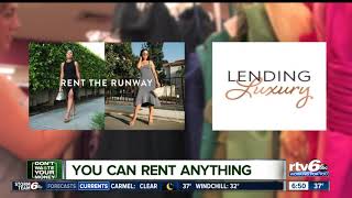 Don't Waste Your Money: You can rent anything