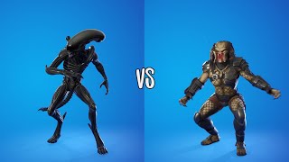 Alien Skin Vs Predator Skin Showcase with Dance Fight 100% Sync