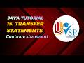 Continue Statement in Java | Continue Keyword with Examples | Java Tutorial for Beginners
