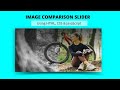 How to Create Image Comparison Slider Using HTML CSS and JavaScript | Image Comparison Slider