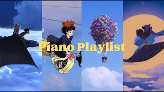 Playlist | Fly to the Sky ✈️ A comfortable piano Animation OST