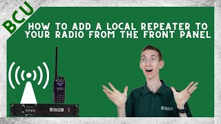 How To Add a Local Repeater to your AnyTone 878 from The Front Panel