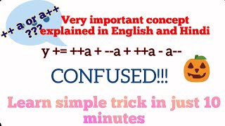 Increment and Decrement Operators in Java | MCA | BTECH | BCA | BSC | ICSE CLASS 9 AND 10