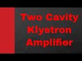 Two cavity Klystron Amplifier's (Working, Amplification and Applegate diagram) by Engineering Funda