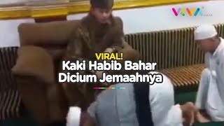 Video Kaki Habib Bahar Dicium Jemaahnya Viral di Media Sosial