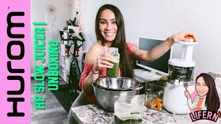 Hurom HP Slow Juicer | Unboxing | First Juice