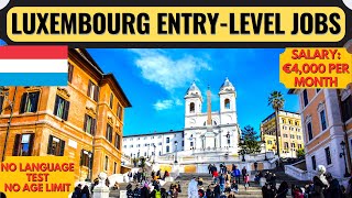 Luxembourg Country Work Visa | Luxembourg Jobs | Schengen Visa | Moving to Europe | Dream Canada