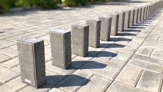 Amazing Double Domino Effect | 50 Bricks