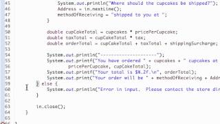 Cupcakes and Java input validation - Part 2
