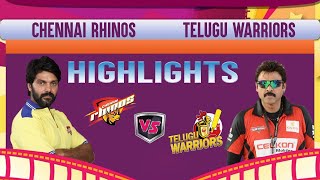 Highlights Of Telugu Warriors Vs Chennai Rhinos | CCL