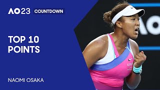 Naomi Osaka's Top 10 Points | Australian Open
