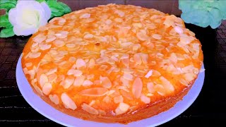 Incredibly delicious cake! Simple and very tasty! almond yogurt cake!