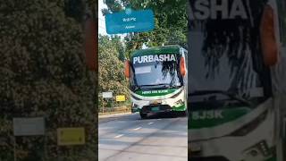 purbasa rn8 বাস নো ডিপার😭😅😭🔥 #vairalvideo #bdbuslover #travel #vairalshort #bdbuszone#busworld