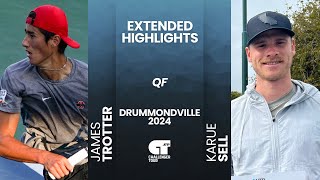 James Trotter vs Karue Sell | QF Drummondville 2024 | #ATP Highlights