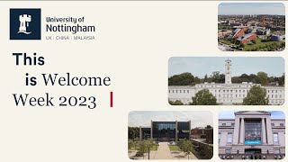 Get ready for Welcome Week | University of Nottingham