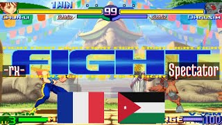 Street Fighter Alpha 3 (FT10) - -rx- (FR) vs Spectator (JO) - 2021-10-11