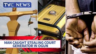 Newspaper Review | Man Caught Stealing Court Generator In Ogun
