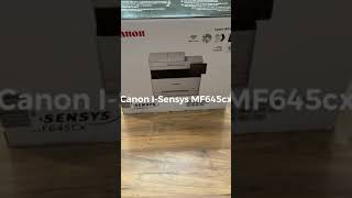 Unboxing and first print test with Canon i-Sensys MF645cx