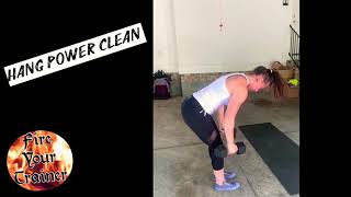 HANG POWER CLEAN (DBS) (ALTERNATE FORM)