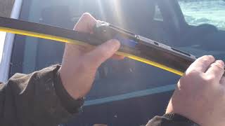 How to install a rain x latitude windshield wiper blade on passenger side of a 2014 GMC Terrain