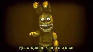 Plushtrap and springtrap voice fnaf 4