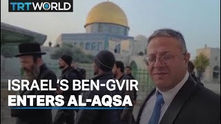 Far-right Israeli minister's presence at Al Aqsa sparks outrage