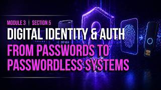 M3:S5 - Digital Identity and Authentication: From Passwords to Passwordless Systems