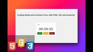 Create a Countdown Timer with JavaScript - Beginner Tutorial