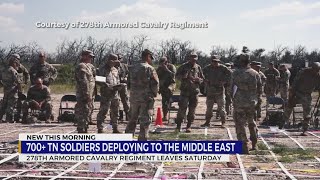 700 TN soldiers deploying to the Middle East