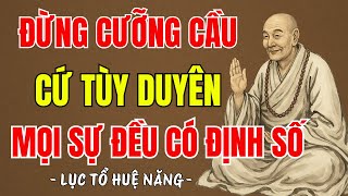 LỤC TỔ HUỆ NĂNG - Mọi việc trên đời đừng cưỡng cầu, cứ tùy duyên mà sống, ai cũng nên nghe 1 lần ?