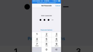 How to Set 4 Digit Passcode in Apple iPhone iOS