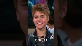 Justin Bieber Since 2010-2021 😍🌚🥵 #shorts