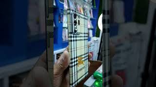 Samsung Note 20 Ultra Burberry Skin Wrap Available At Raju Mobile Shop #nanakmatta #viralshorts