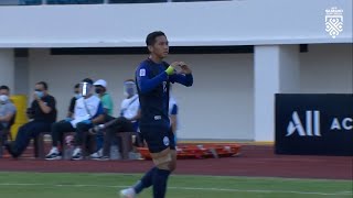 Chan Vathanaka scores his first goal of #AFFSuzukiCup2020