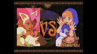 Darkstalkers Resurrection (ヴァンパイア リザレクション) - Felicia (フェリシア) vs. B.B. Hood (バレッタ)- Replay 43